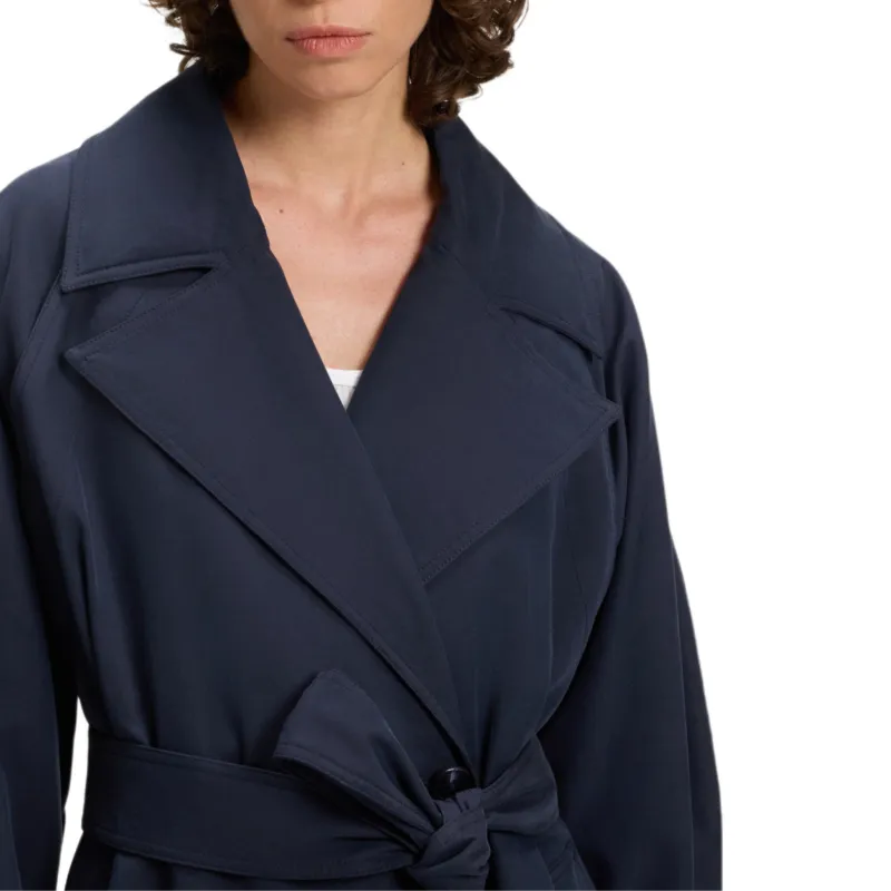 HUGO BOSS Trench Coat Women's Dark Blue-5