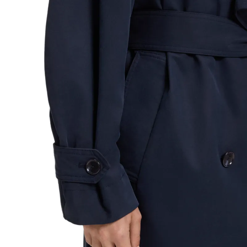 HUGO BOSS Trench Coat Women's Dark Blue-4