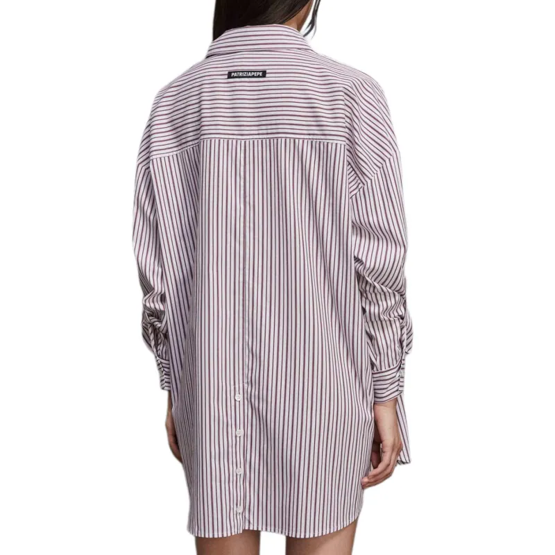 Patrizia Pepe Oversized Cotton Shirt Dress-3