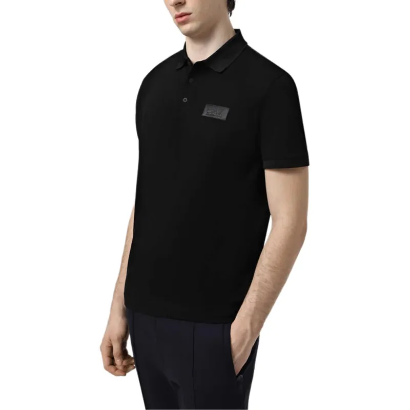 EMPORIO ARMANI EA7 SS25 Polo Shirt Men's Black-2