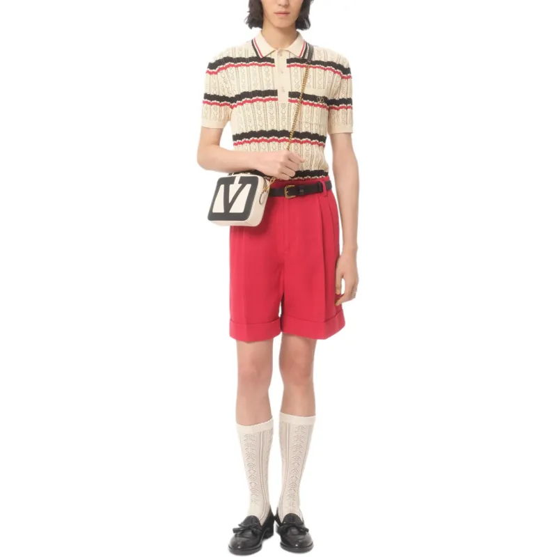 Valentino SS25 Polo Shirt Men's Butters White-2