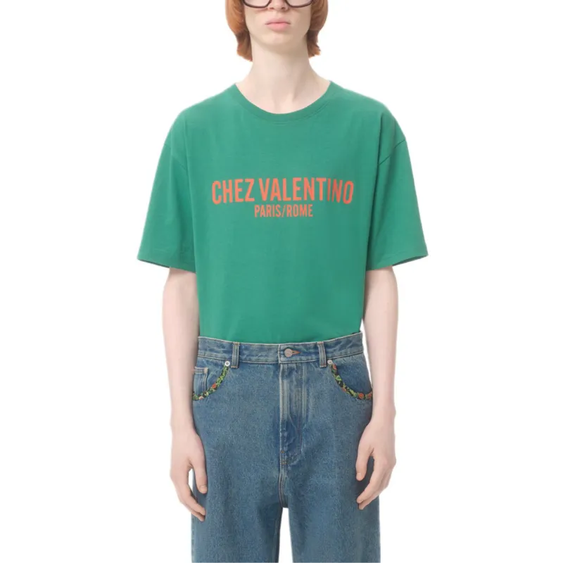 Valentino SS25 T Shirt Men's Green-1