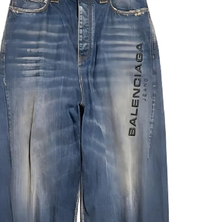 Balenciaga SS25 Jeans Loose Fit Unisex Blue-2