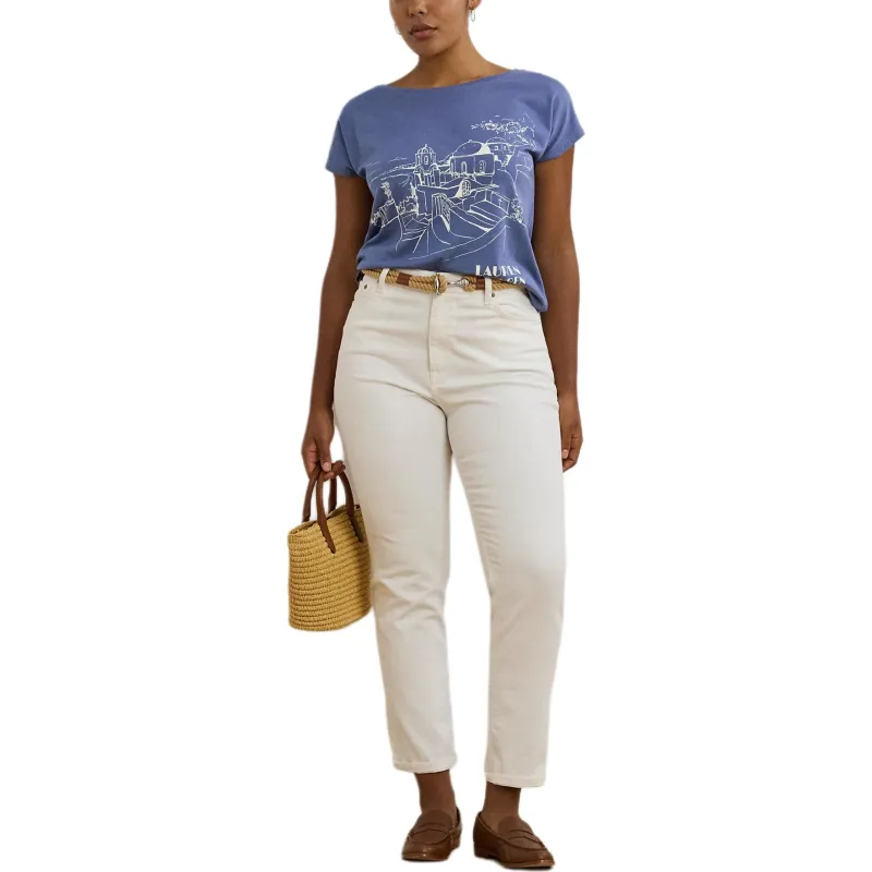 LAUREN RALPH LAUREN T Shirt Women's Blue-2