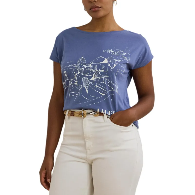 LAUREN RALPH LAUREN T Shirt Women's Blue-1