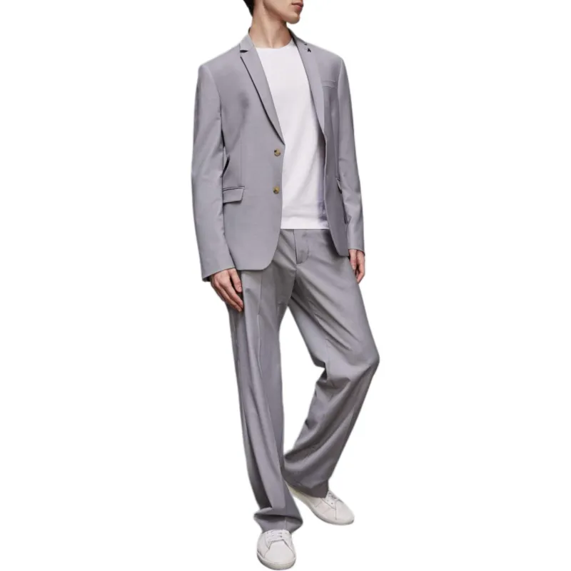 Patrizia Pepe SS25 Jackets & Coats Men's Gray-4