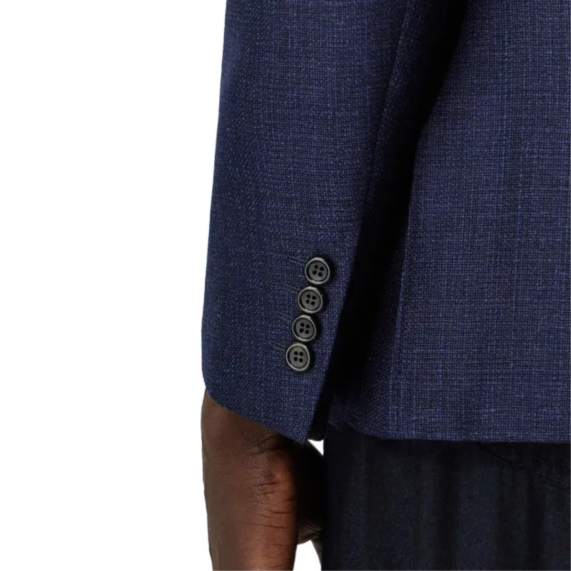 CANALI Business Suit Coat Men's Blue-4