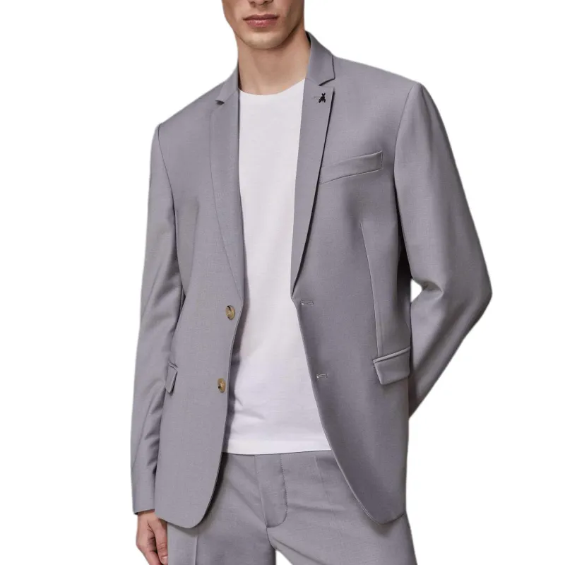 Patrizia Pepe SS25 Jackets & Coats Men's Gray-3