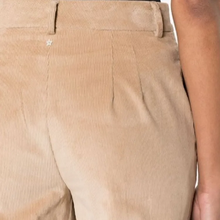 Lorena Antoniazzi Corduroy High waist Wide leg Trousers-4