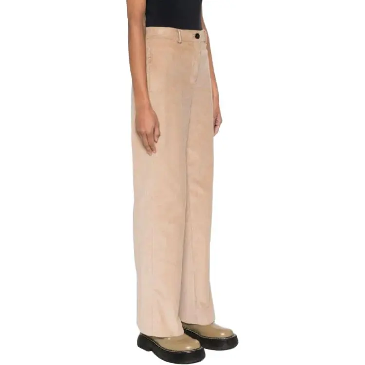 Lorena Antoniazzi Corduroy High waist Wide leg Trousers-3