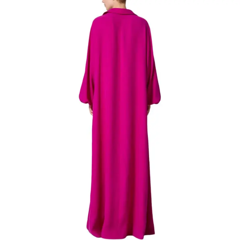Valentino Long Sleeved Dress Women's Fuchsia-2