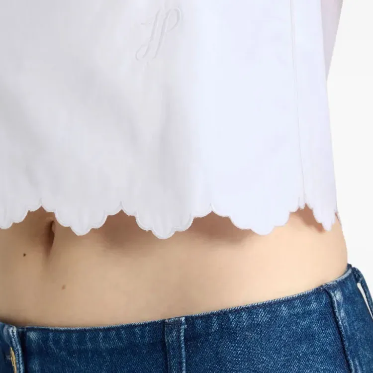 Patou Poplin Crop Top-4