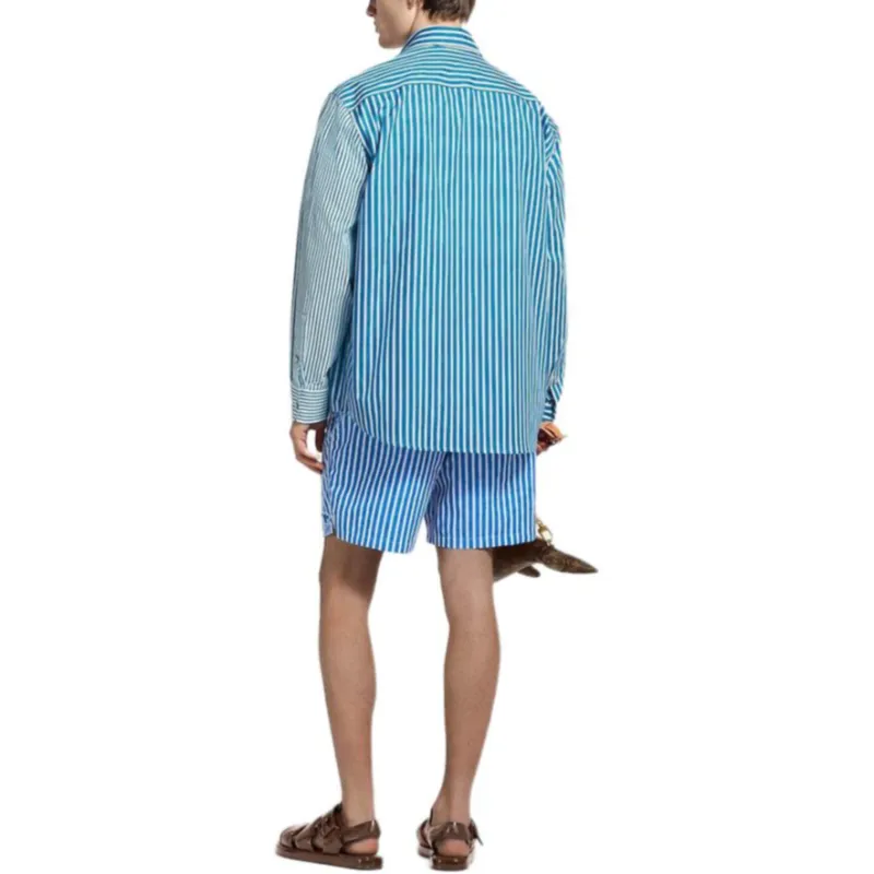 LOUIS VUITTON SS25 Shirt Men's Blue-3