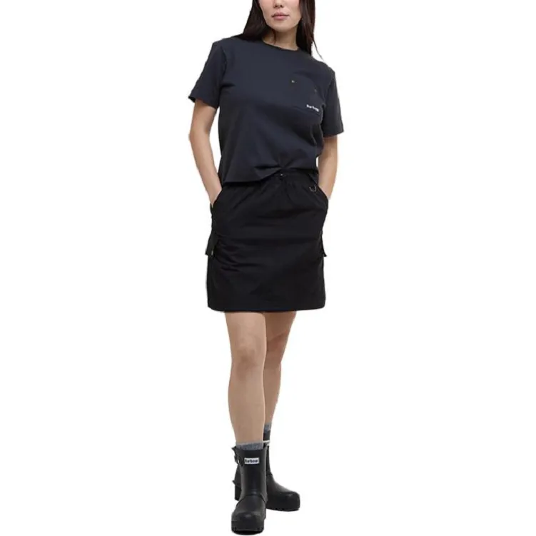 BARBOUR SS25 Regular T Shirt Women's Black-2