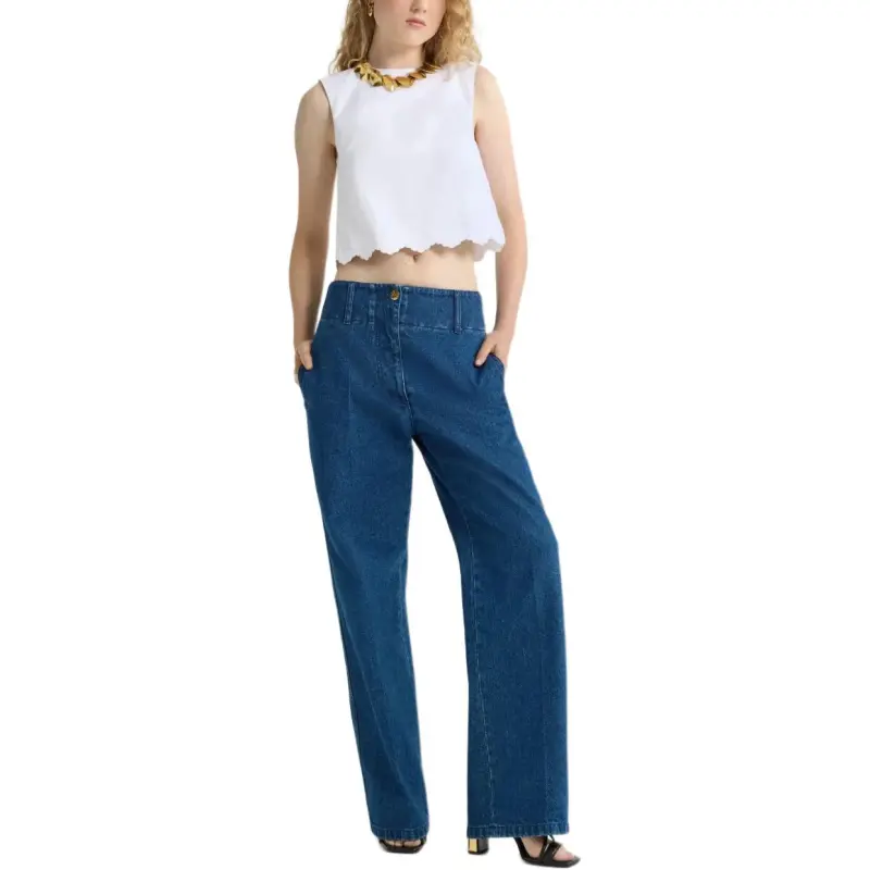 Patou Poplin Crop Top-3