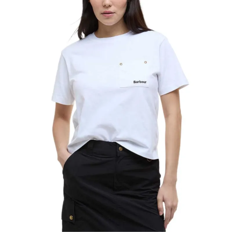 BARBOUR Regular T Shirt Women's White-1