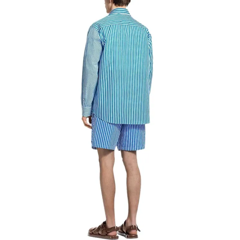 LOUIS VUITTON SS25 Beach Shorts Men's Blue-2