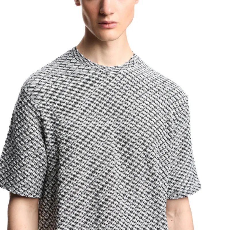 EMPORIO ARMANI FW25 T Shirt Men's Black White-4