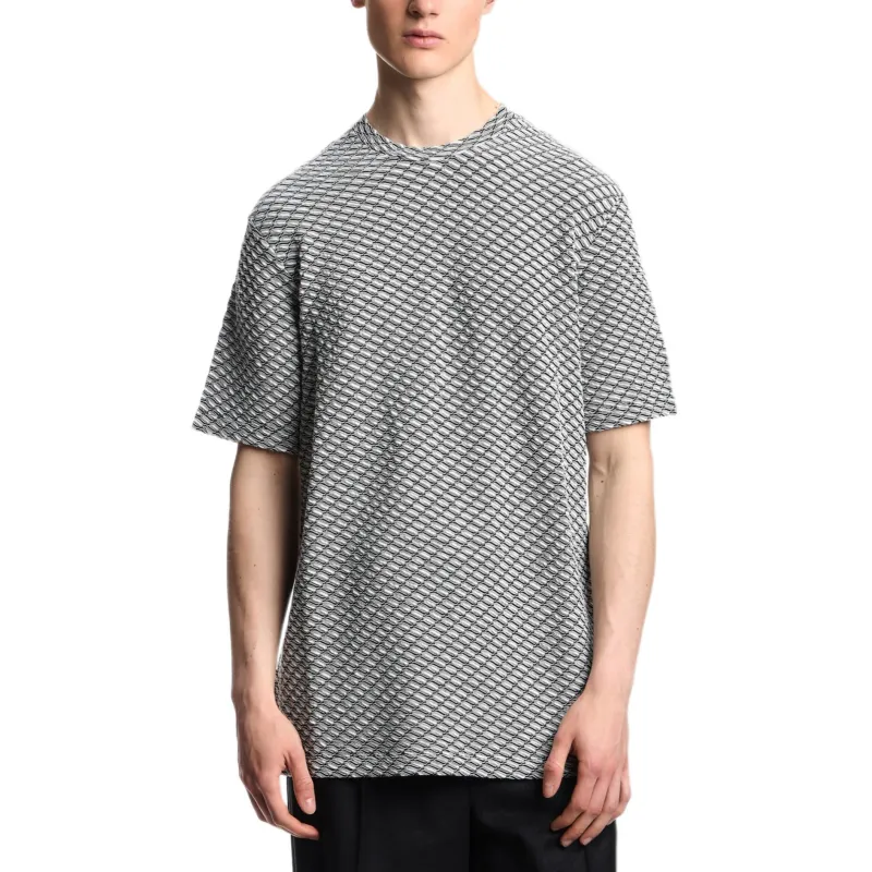 EMPORIO ARMANI FW25 T Shirt Men's Black White-1