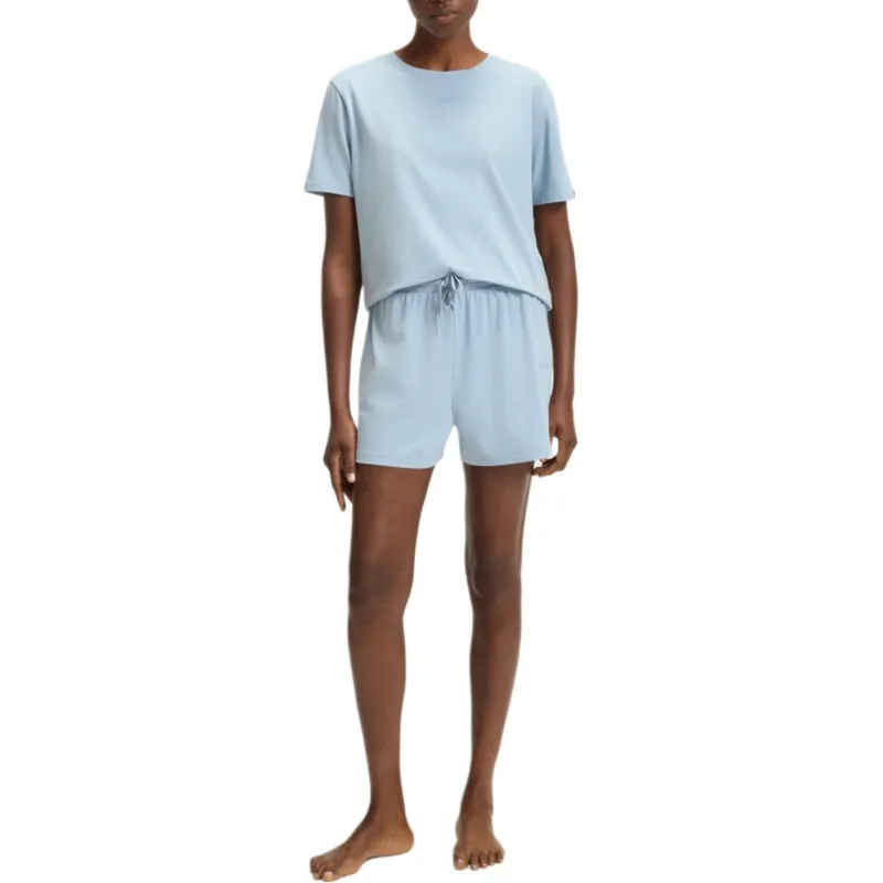 HUGO BOSS Pajama Pants Women's Light Blue-2