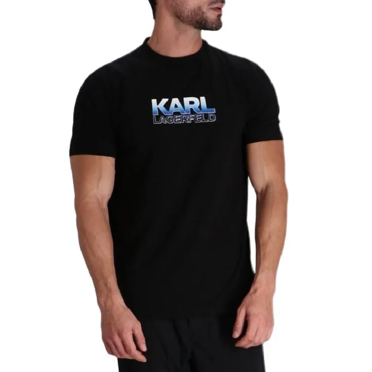 KARL LAGERFELD / Karl Lagerfeld Jeans Logo Printed Crewneck T-Shirt-2