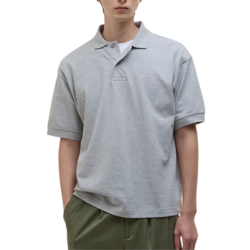 BARBOUR SS25 Polo Shirt Unisex Gray-1