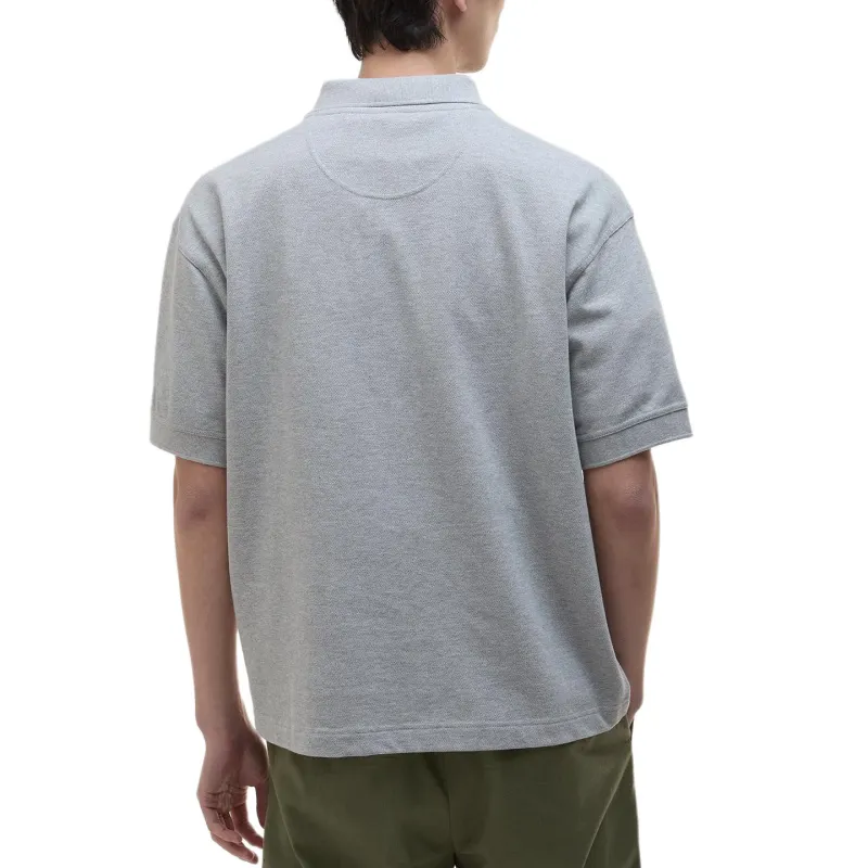 BARBOUR SS25 Polo Shirt Unisex Gray-3