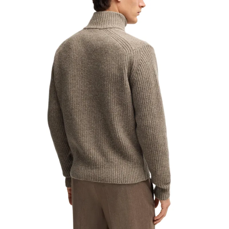 HUGO BOSS Sweater Men's Light Brown-3