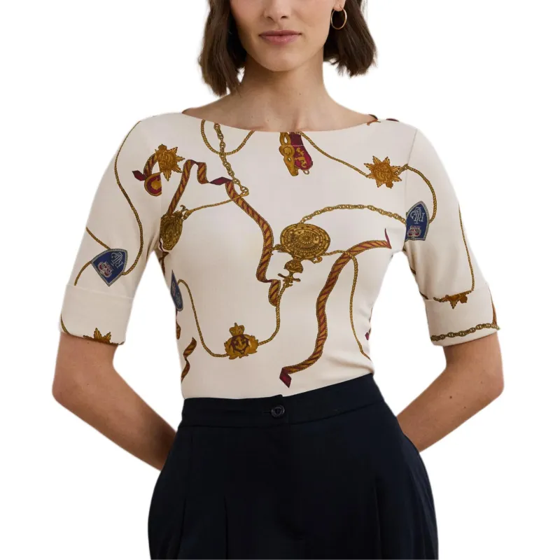LAUREN RALPH LAUREN T Shirt Women's Cream White-2