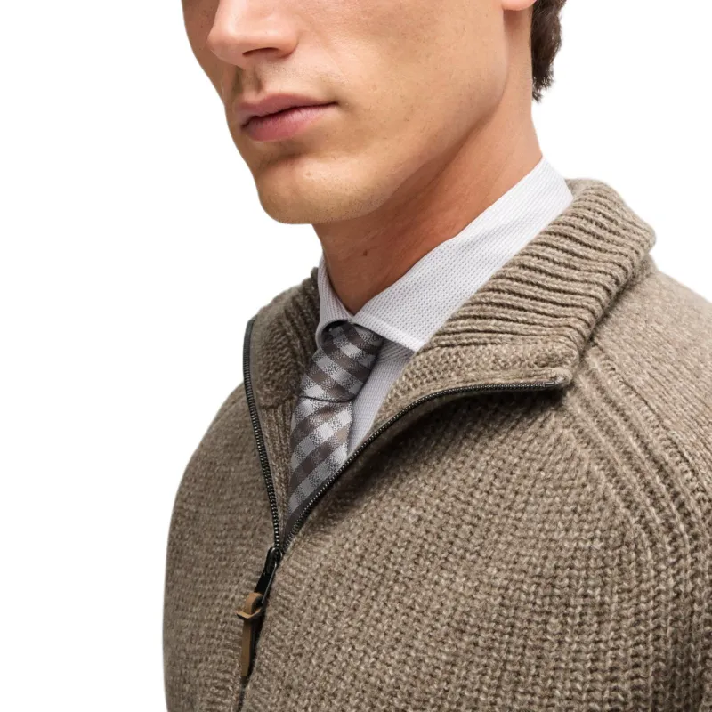 HUGO BOSS Sweater Men's Light Brown-4