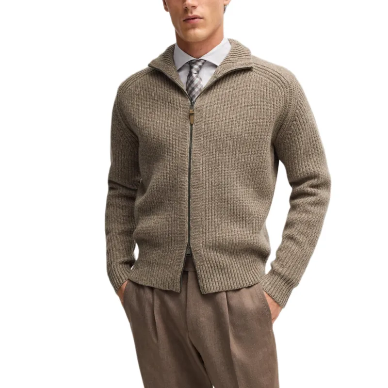 HUGO BOSS Sweater Men's Light Brown-1