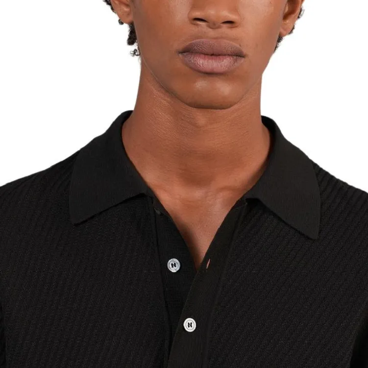 Dunhill Polo Shirts Men Black-4