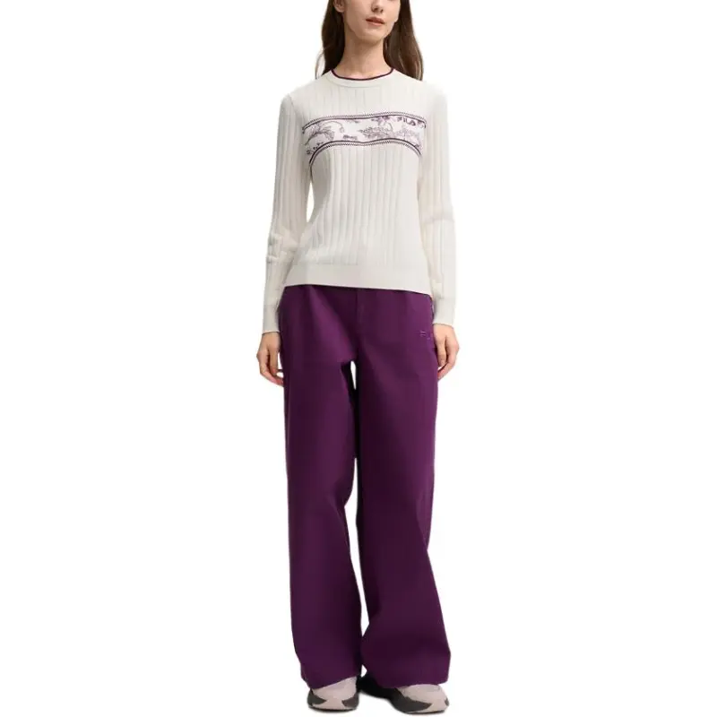 FILA Casual Pants Women's Garden Plum Purple-2