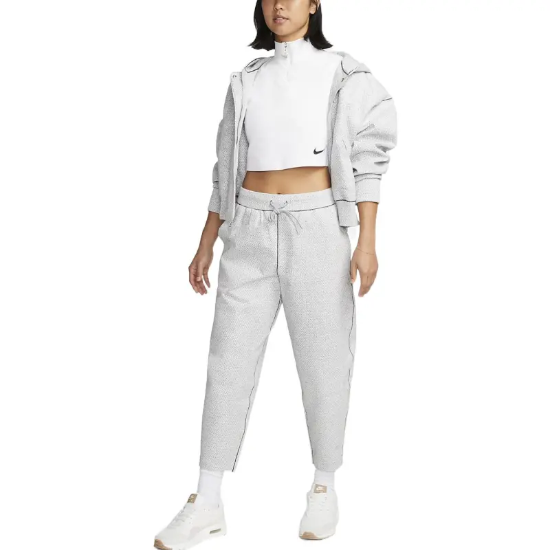 Nike Knitted Sweatpants Women's Light Smoke Gray-2