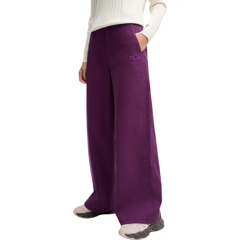 FILA Casual Pants Women's Garden Plum Purple-3