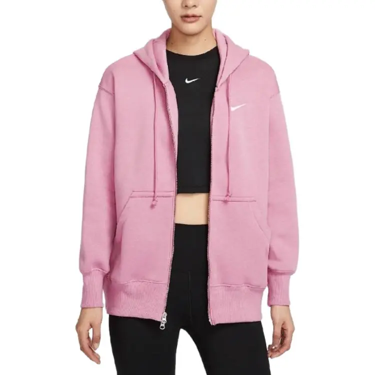 Nike Sportswear Phoenix Fleece Sweatshirt Women's Elemental Pink/Sail White-2