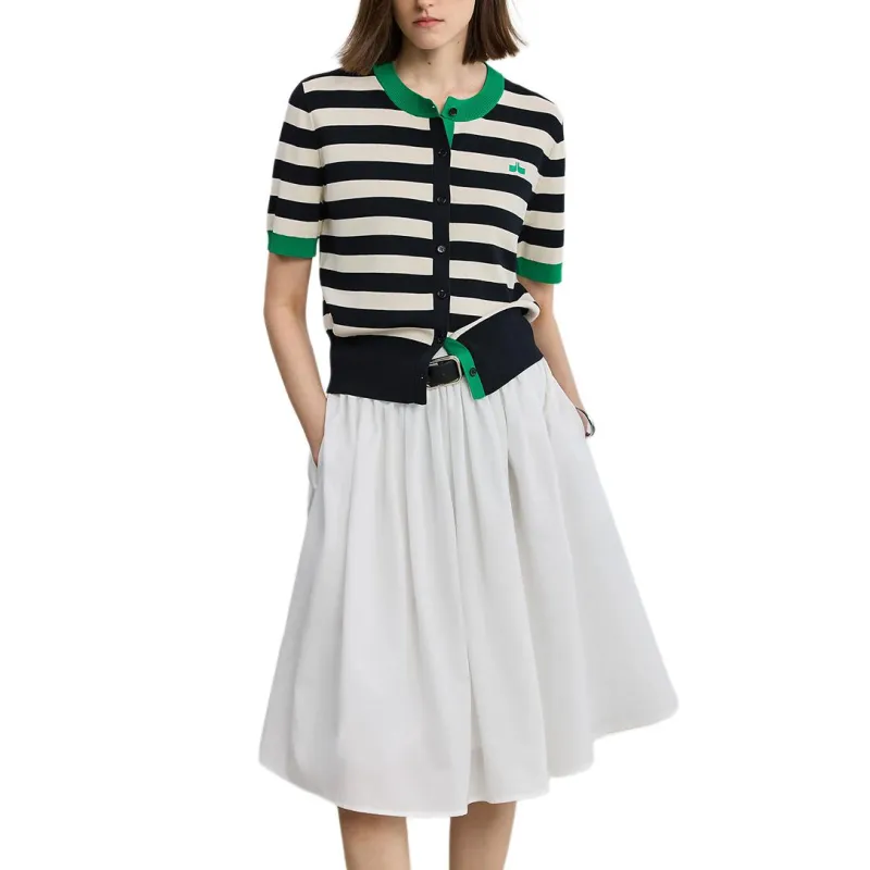 LILY Knitwear Women's 604 Ecru-1