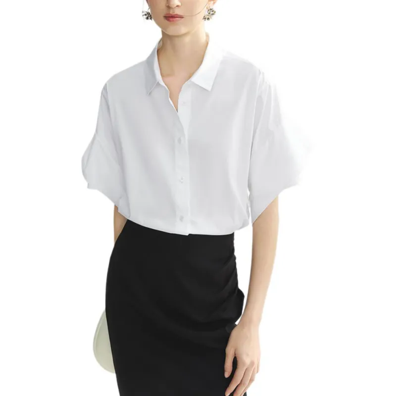 LANCY Shirts Women's White-1