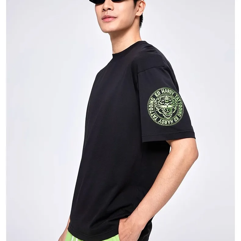 Ed Hardy T Shirts Men Black-4