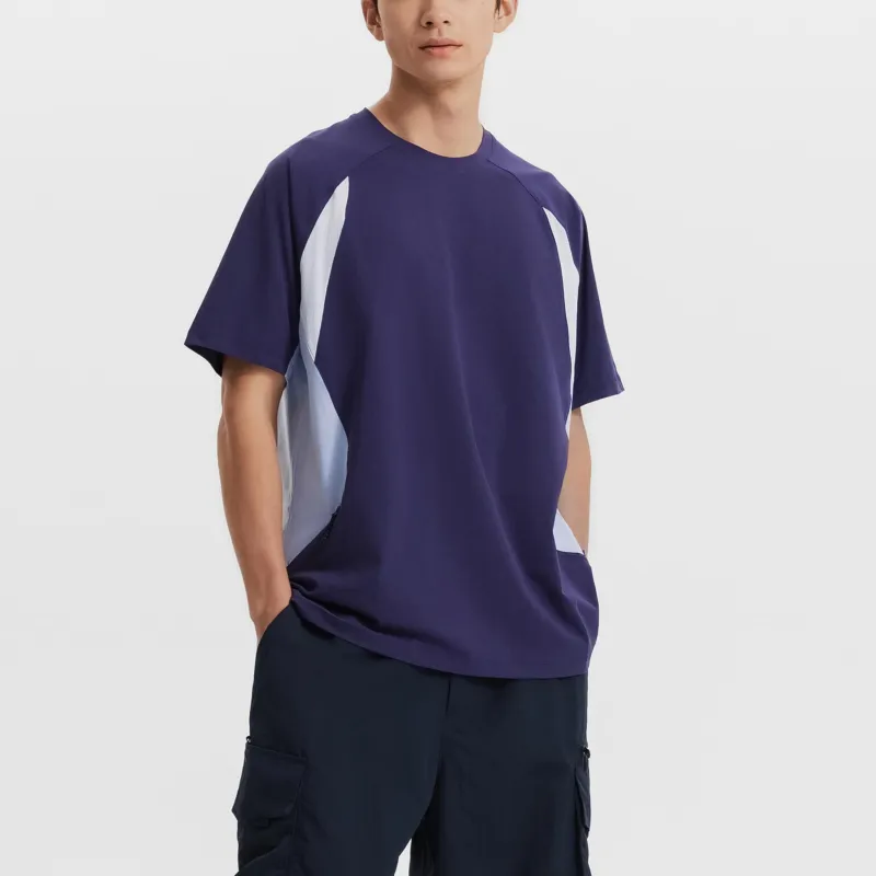 DECATHLON SS25 T Shirt Unisex Night Purple/Light Purple-3