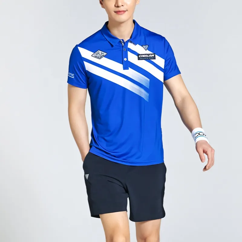 CORALIAN Polo Shirt Men's Blue/White-2