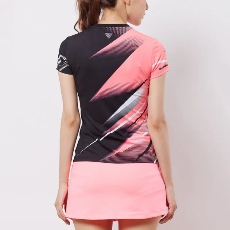 CORALIAN T Shirt Women's Pink/Black-1