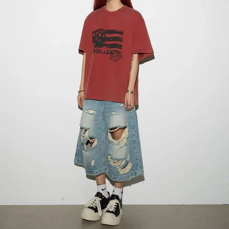 CORNILOT Denim Shorts Unisex Blue-2