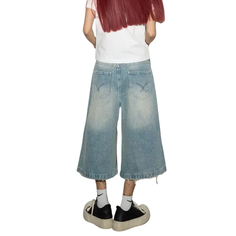 CORNILOT Denim Shorts Unisex Blue-1