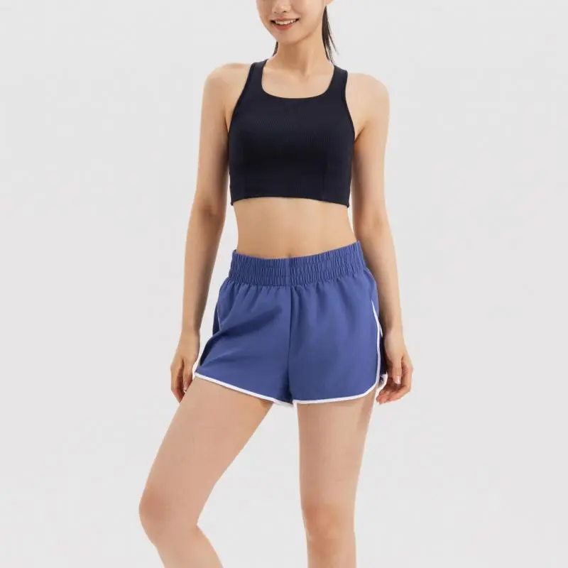 DECATHLON Casual Shorts Women's Gray Slate Blue/Snow-3