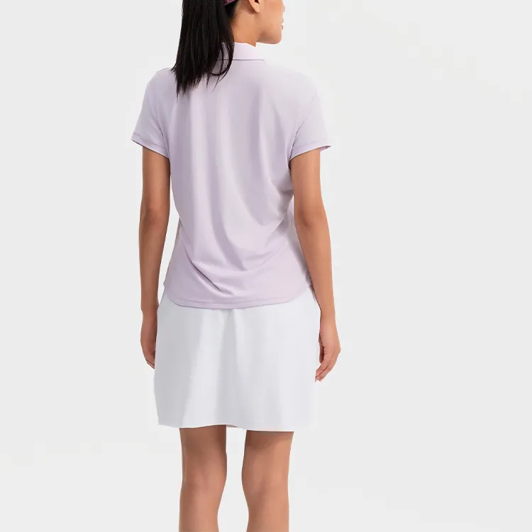DECATHLON Polo Shirt Women's Light Lilac Purple-2