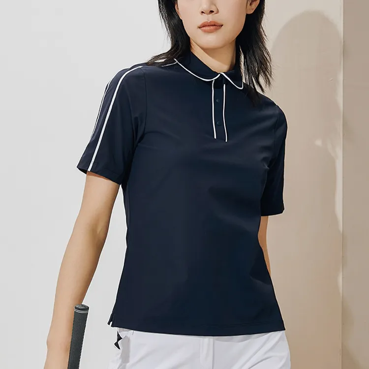 RAPIDO R LINE Polo Shirt Women's Navy Blue-3