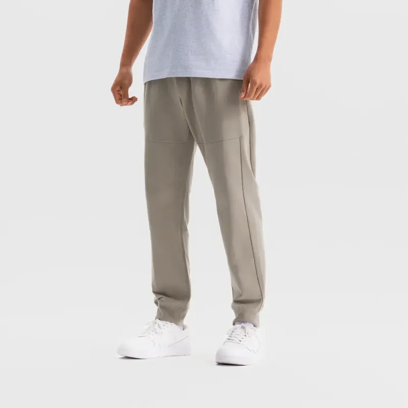 DECATHLON Knitted Sweatpants Men's Light Warm Gray-2