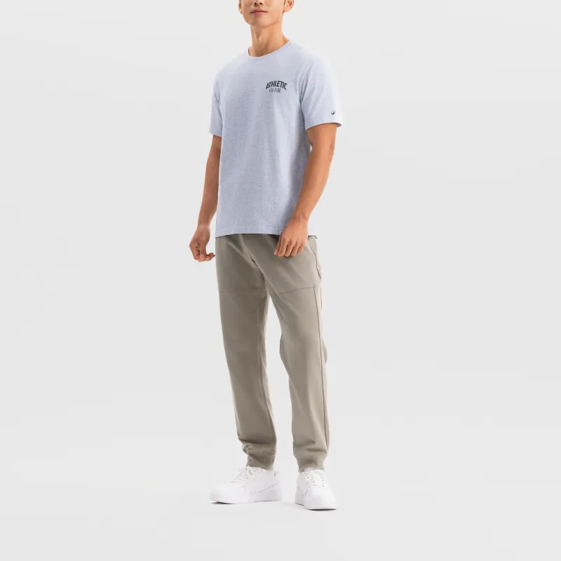 DECATHLON Knitted Sweatpants Men's Light Warm Gray-3
