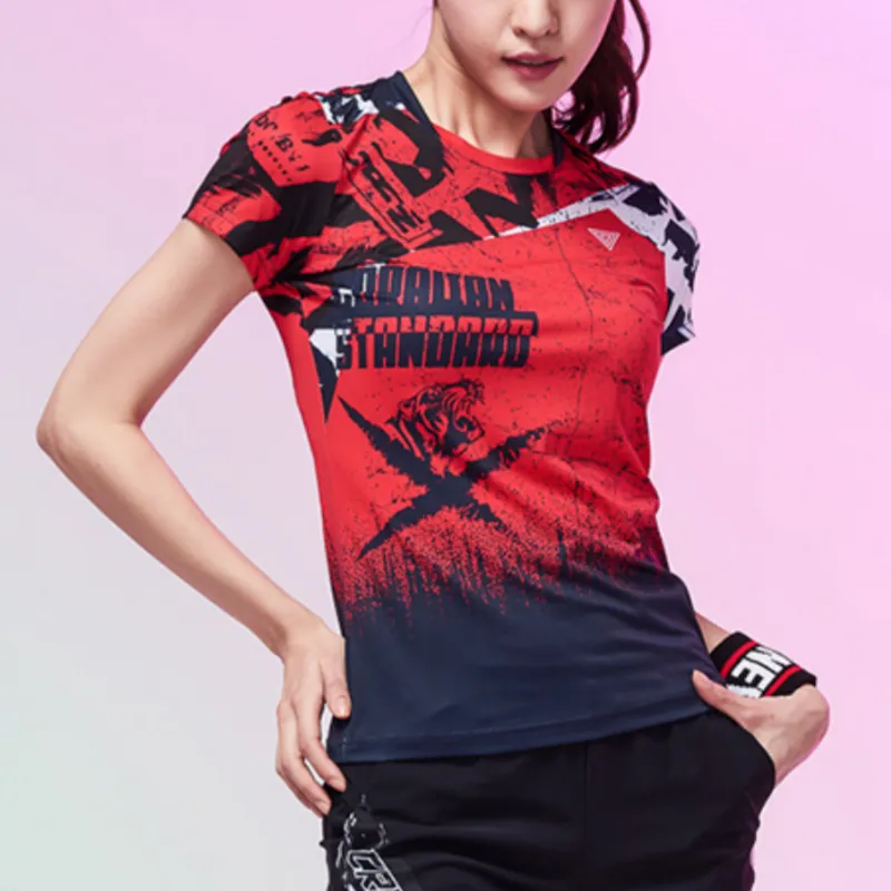 CORALIAN T Shirt Women's Red/Black-2
